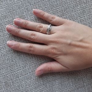 Sterling Silver 925 Fidget Spinner Ring